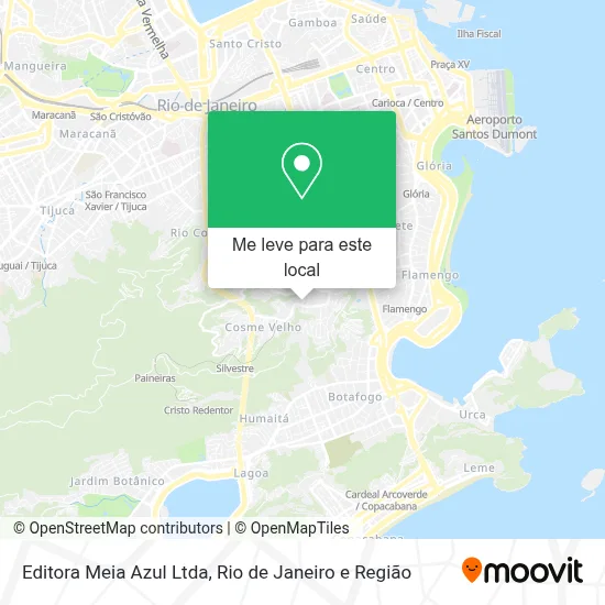 Editora Meia Azul Ltda mapa