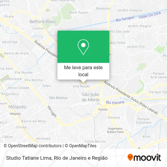 Studio Tatiane Lima mapa