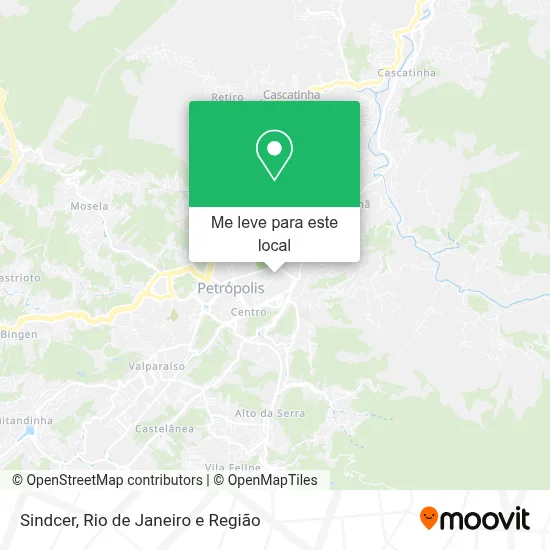 Sindcer mapa
