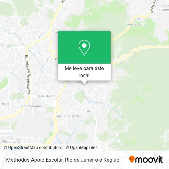 Methodus Apoio Escolar mapa