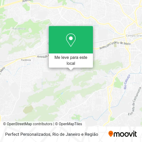 Perfect Personalizados mapa