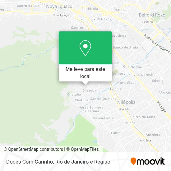 Doces Com Carinho mapa