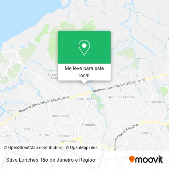 Stive Lanches mapa