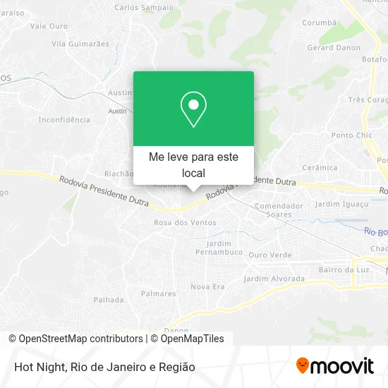 Hot Night mapa
