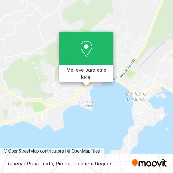 Reserva Praia Linda mapa
