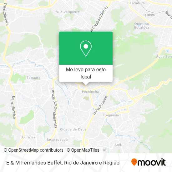 E & M Fernandes Buffet mapa