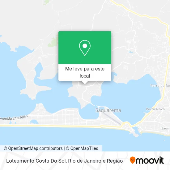 Loteamento Costa Do Sol mapa