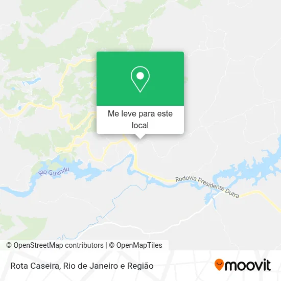 Rota Caseira mapa