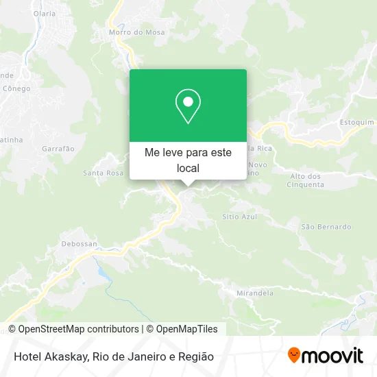 Hotel Akaskay mapa