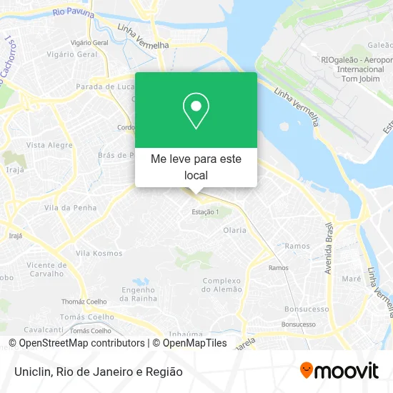 Uniclin mapa