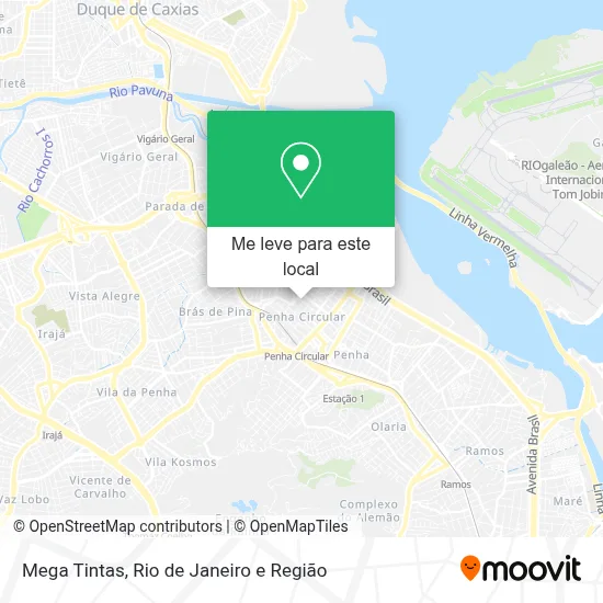 Mega Tintas mapa