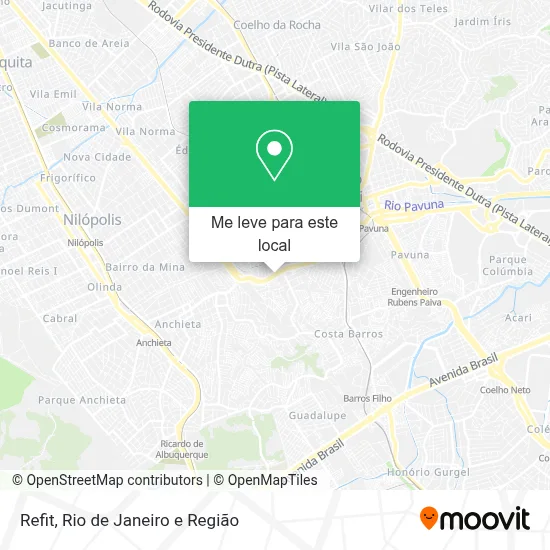 Refit mapa