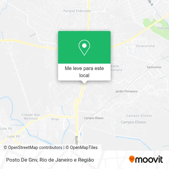 Posto De Gnv mapa