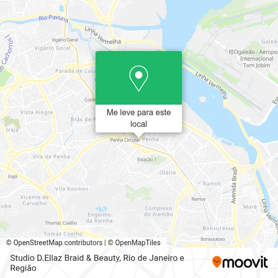 Studio D.Ellaz Braid & Beauty mapa
