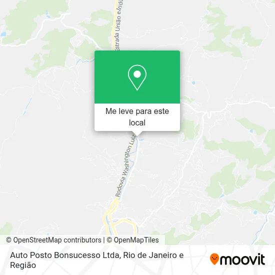 Auto Posto Bonsucesso Ltda mapa