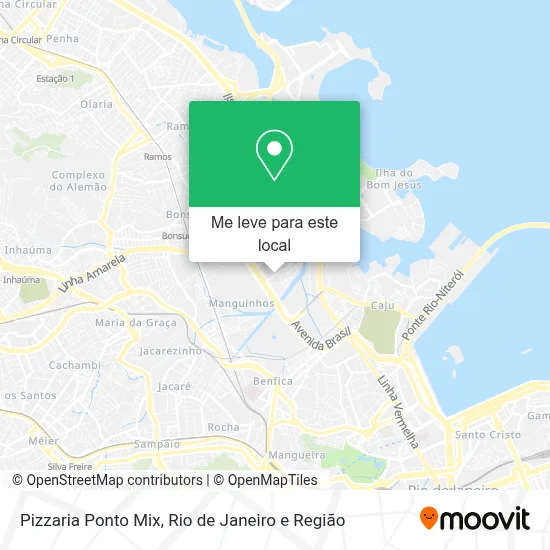 Pizzaria Ponto Mix mapa