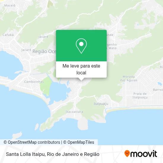 Santa Lolla Itaipu mapa