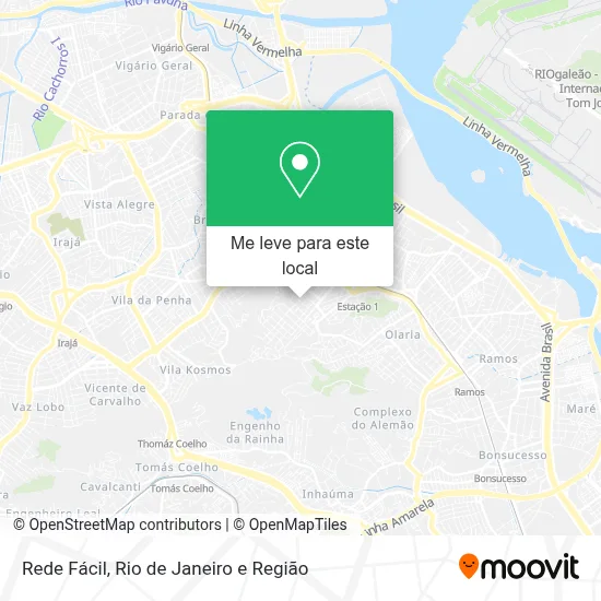 Rede Fácil mapa