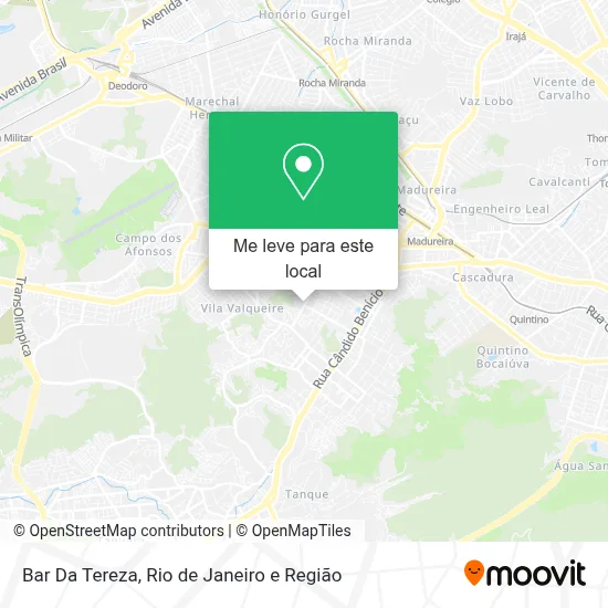 Bar Da Tereza mapa