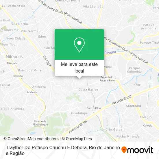 Traylher Do Petisco Chuchu E Debora mapa