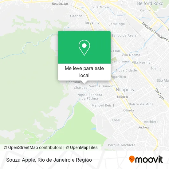 Souza Apple mapa