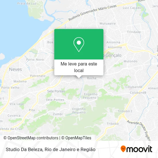Studio Da Beleza mapa