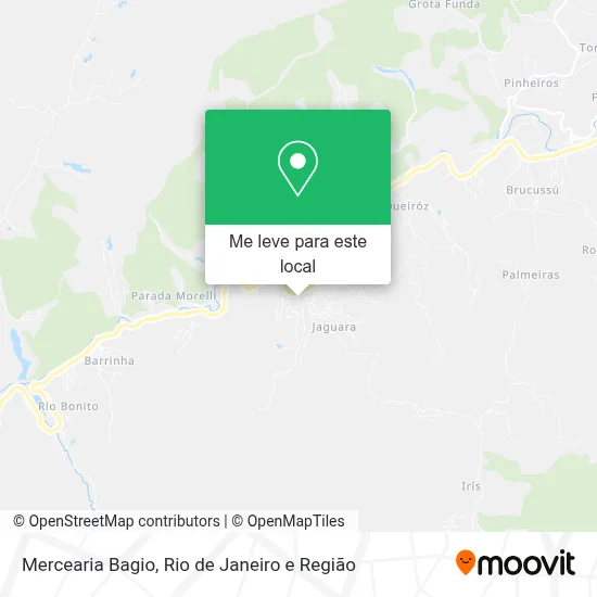 Mercearia Bagio mapa