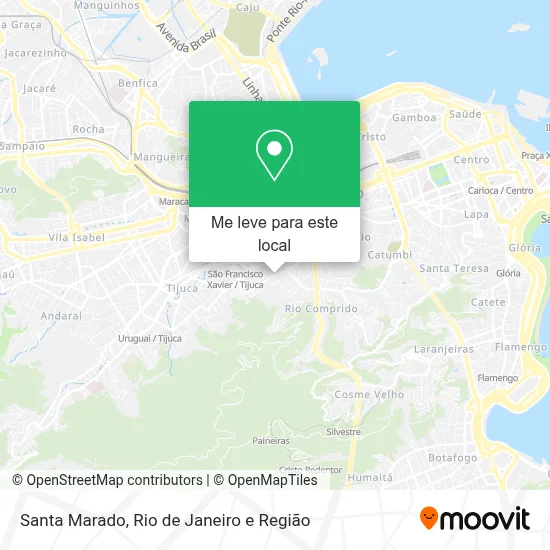 Santa Marado mapa