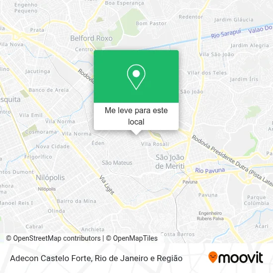 Adecon Castelo Forte mapa