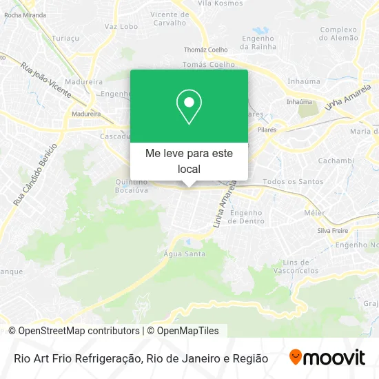 Rio Art Frio Refrigeração mapa