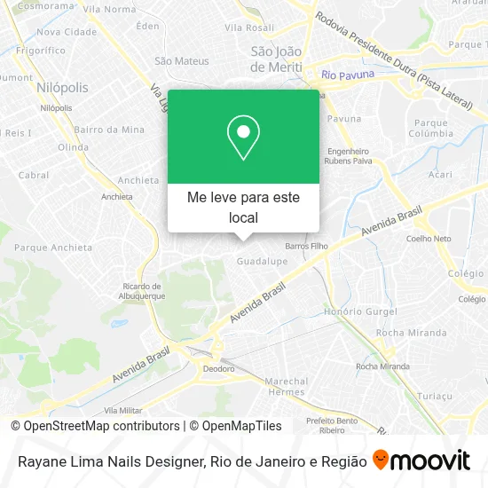 Rayane Lima Nails Designer mapa