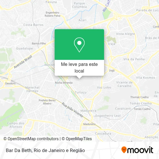 Bar Da Beth mapa