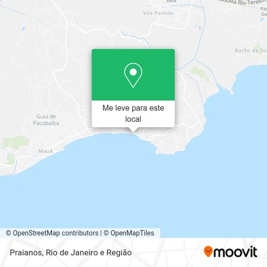 Praianos mapa