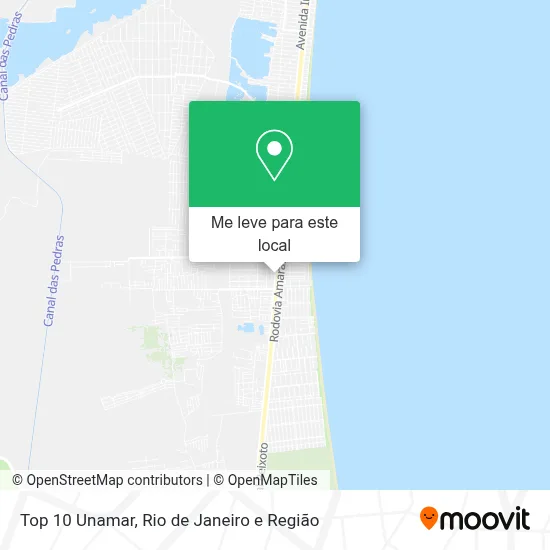 Top 10 Unamar mapa