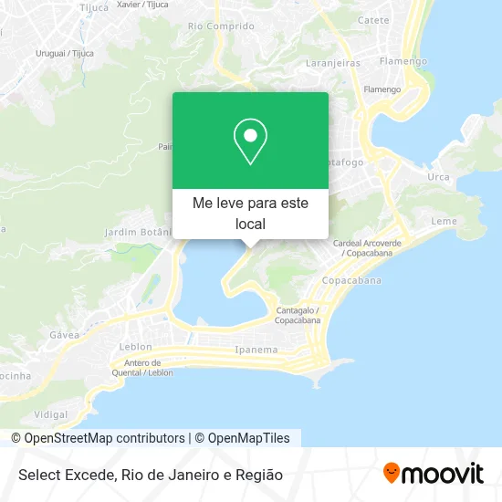 Select Excede mapa
