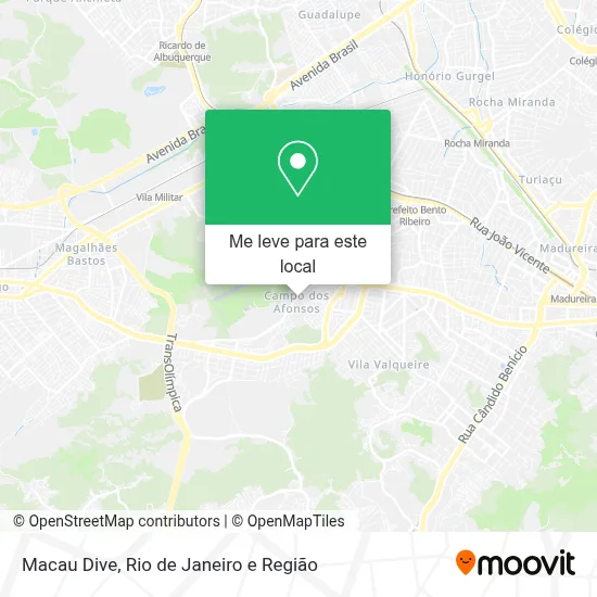 Macau Dive mapa