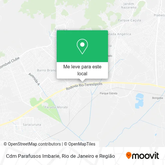 Cdm Parafusos Imbarie mapa