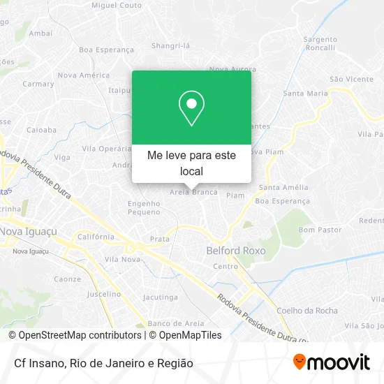 Cf Insano mapa