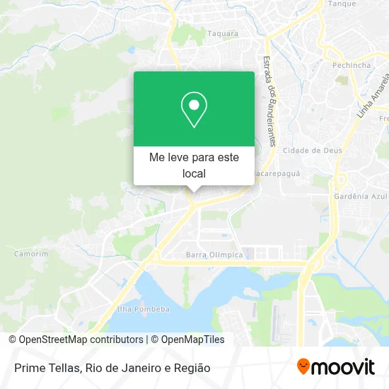 Prime Tellas mapa