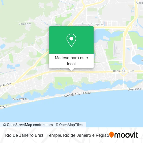 Rio De Janeiro Brazil Temple mapa