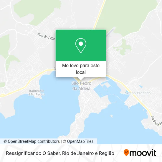 Ressignificando O Saber mapa