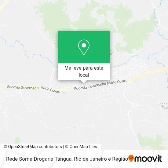 Rede Soma Drogaria Tangua mapa