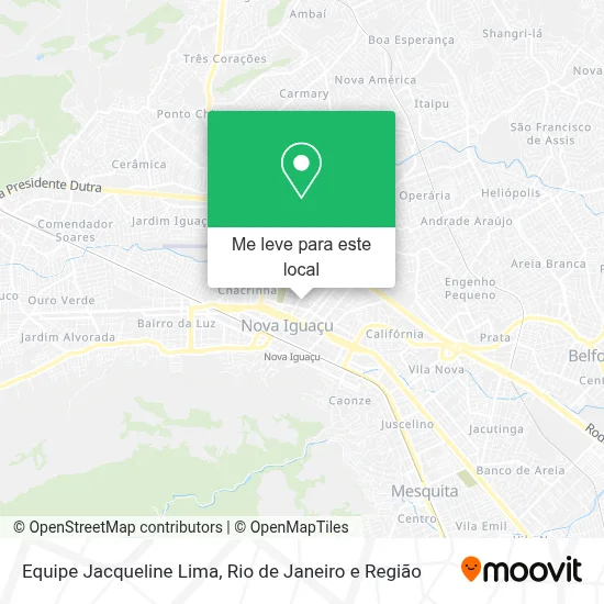 Equipe Jacqueline Lima mapa