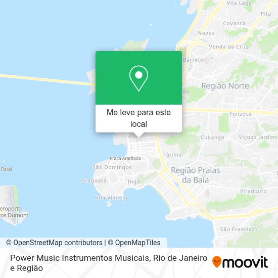 Power Music Instrumentos Musicais mapa