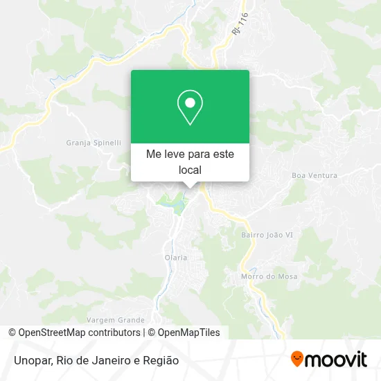 Unopar mapa