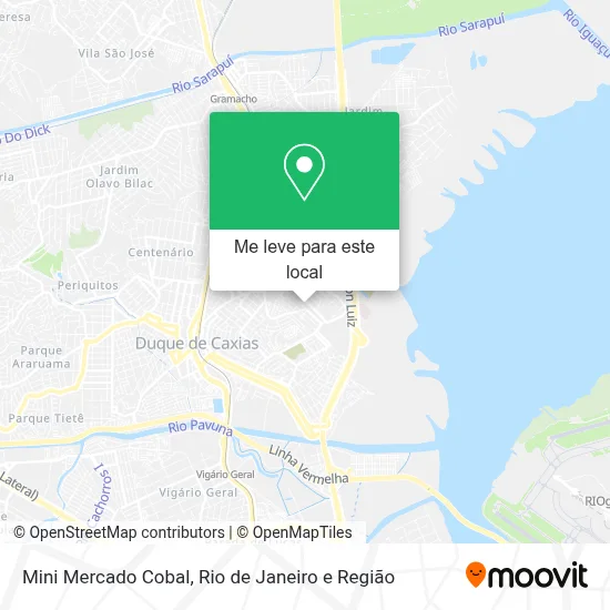 Mini Mercado Cobal mapa