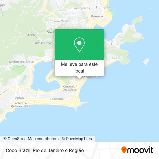 Coco Brazil mapa