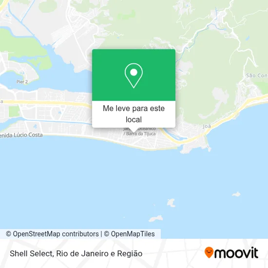 Shell Select mapa