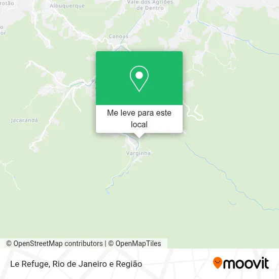 Le Refuge mapa