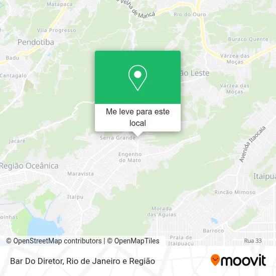 Bar Do Diretor mapa